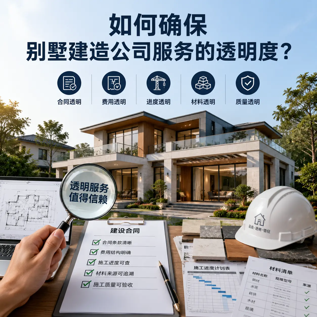 在 晴隆 如何确保别墅建造公司服务的透明度?
