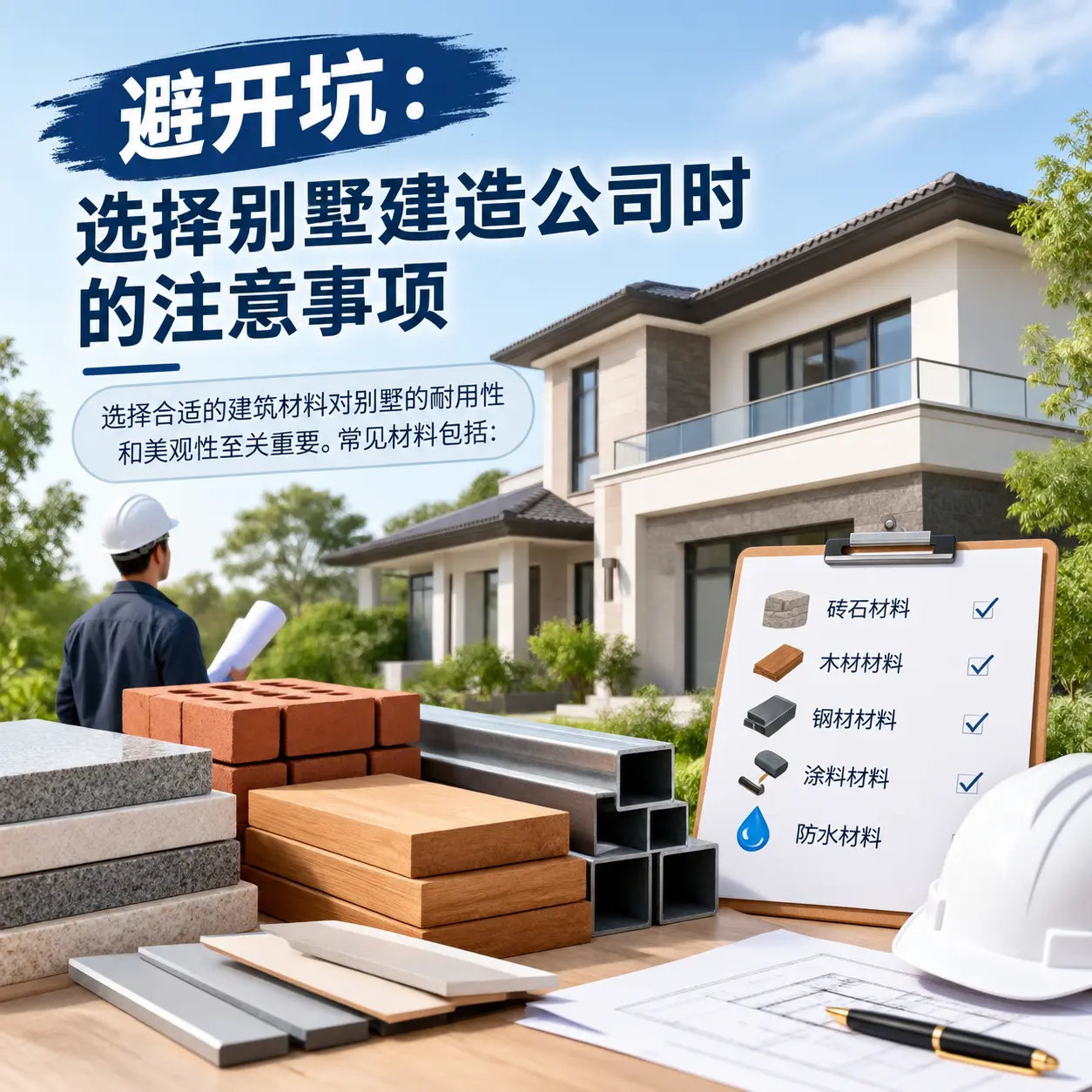 避开坑：选择 晴隆 别墅建造公司时的注意事项