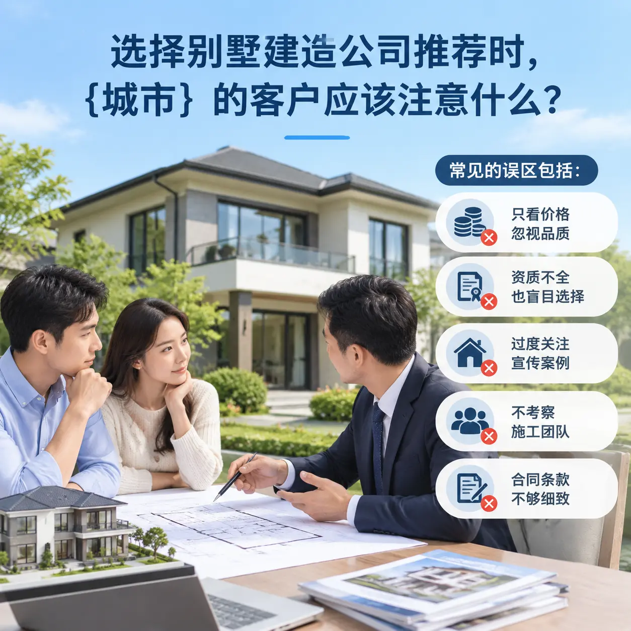 选择别墅建造公司推荐时,晴隆 的客户应该注意什么?