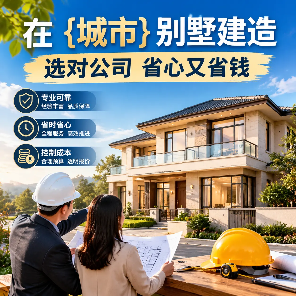 在 晴隆 别墅建造，选对公司省心又省钱