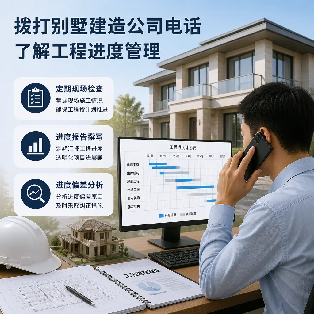 拨打晴隆别墅建造公司电话，了解工程进度管理